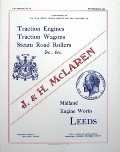Catalogue of Traction Engines by J. & H. McLaren